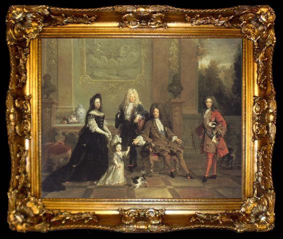framed  French school Louis XIV and his Heirs, ta009-2